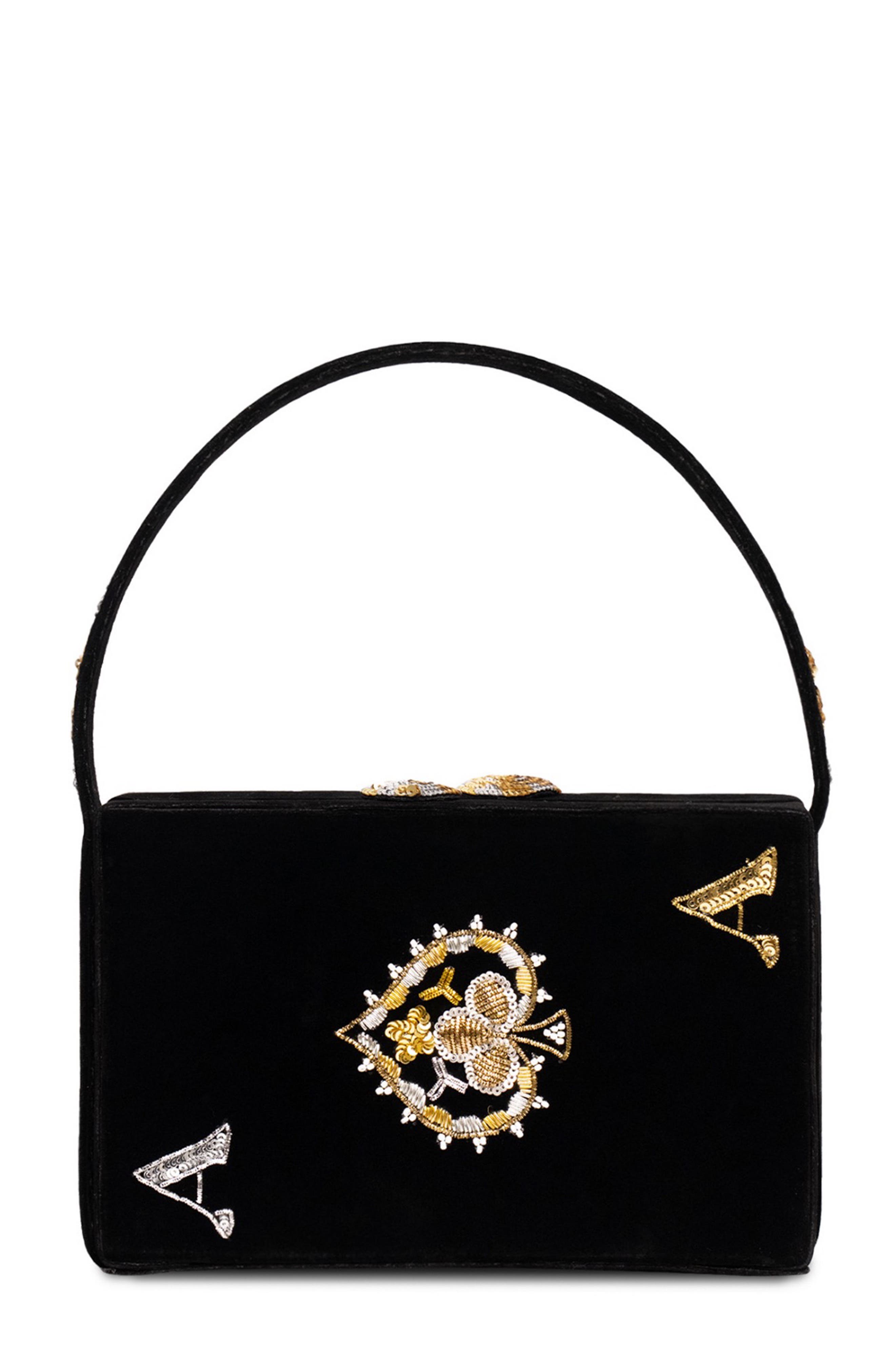 Simitri Poker Bag, Alternate, color, Black