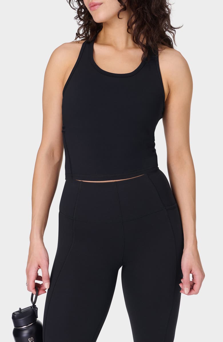 Sweaty Betty Power Medium Impact Workout Tank, Main, color, Black