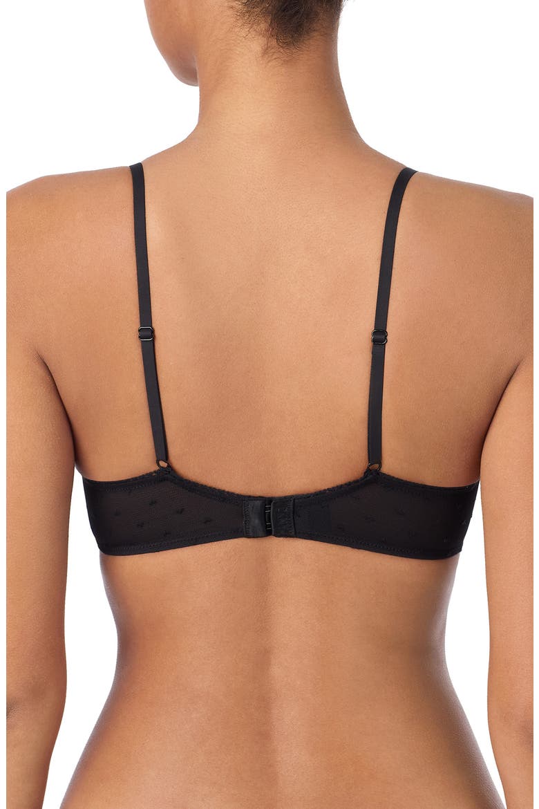 Heart Mesh Bralette, Alternate, color, BLACK