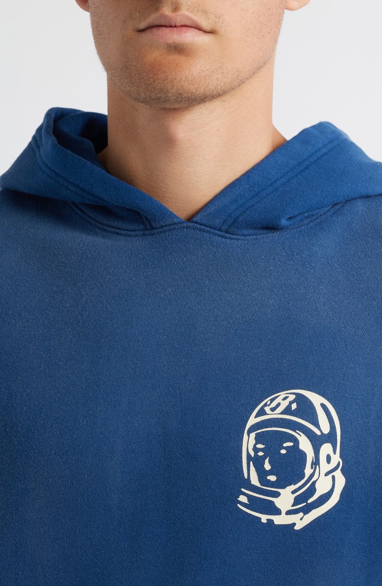 Billionaire Boys Club New World Graphic Hoodie, Alternate, color, Navy Peony