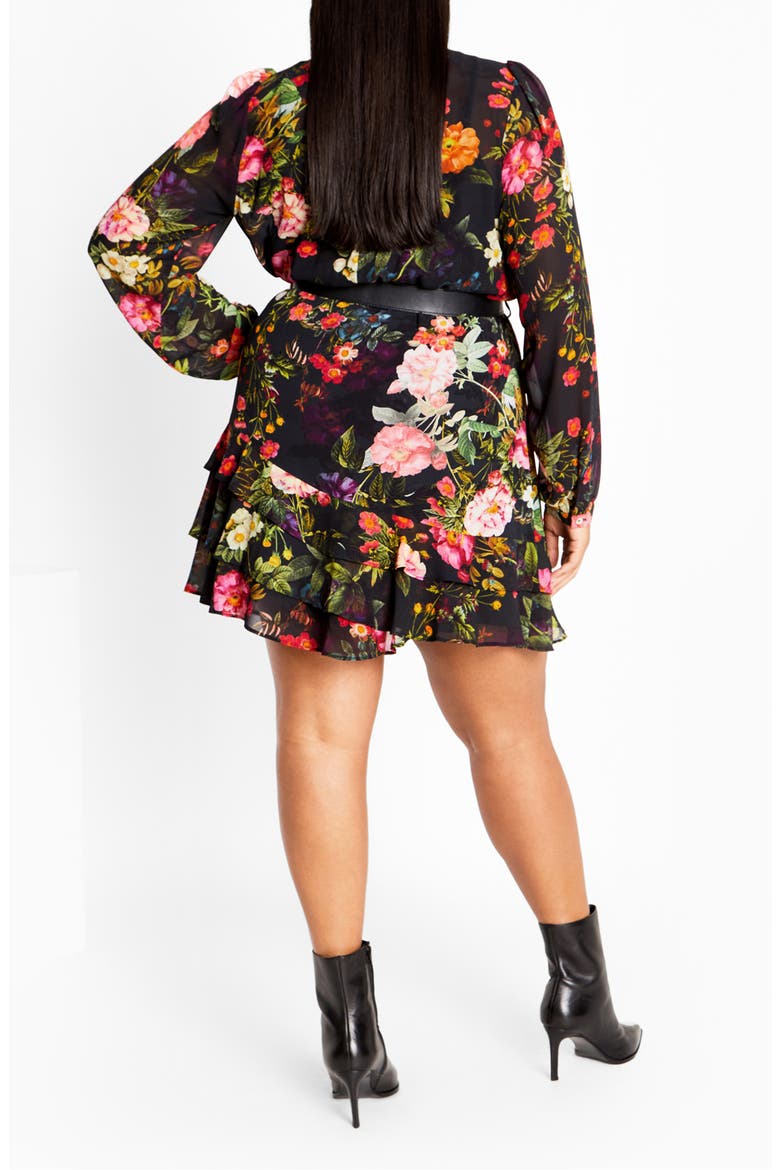 Charlee Floral Belted Dress, Alternate, color, FLORAL
