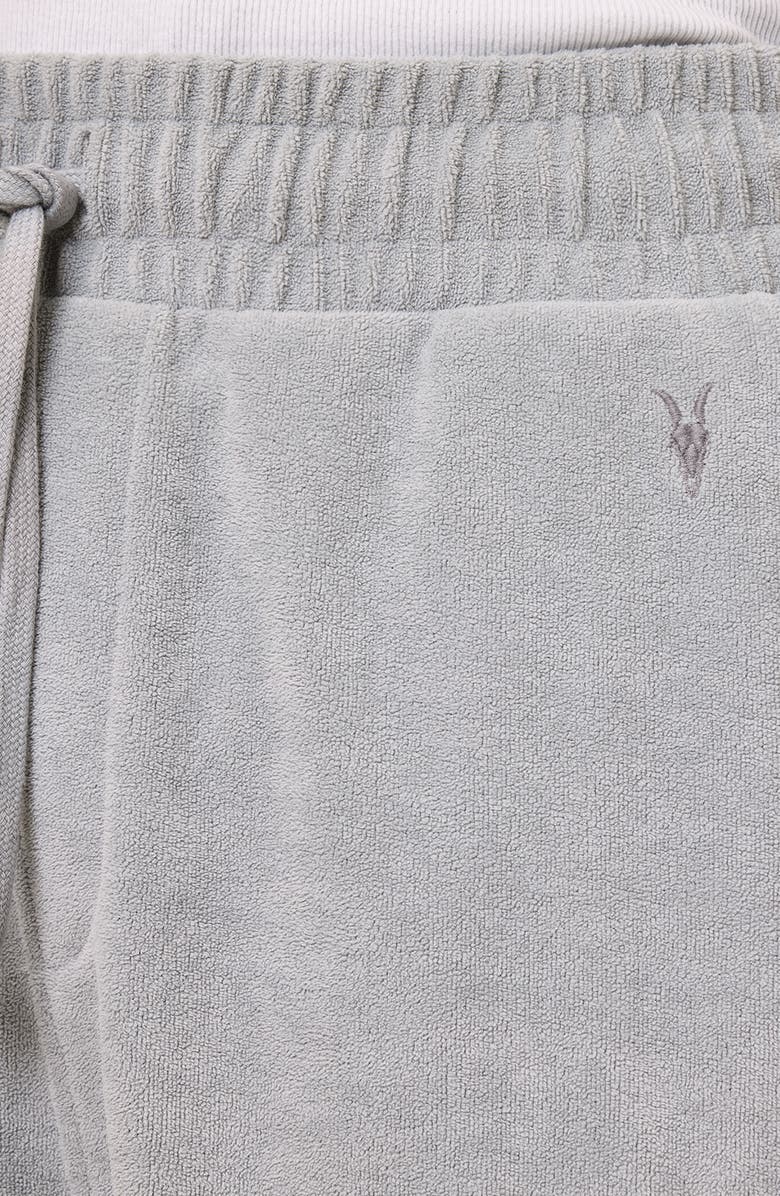 AllSaints Felix Towelling Sweat Shorts, Alternate, color, 
