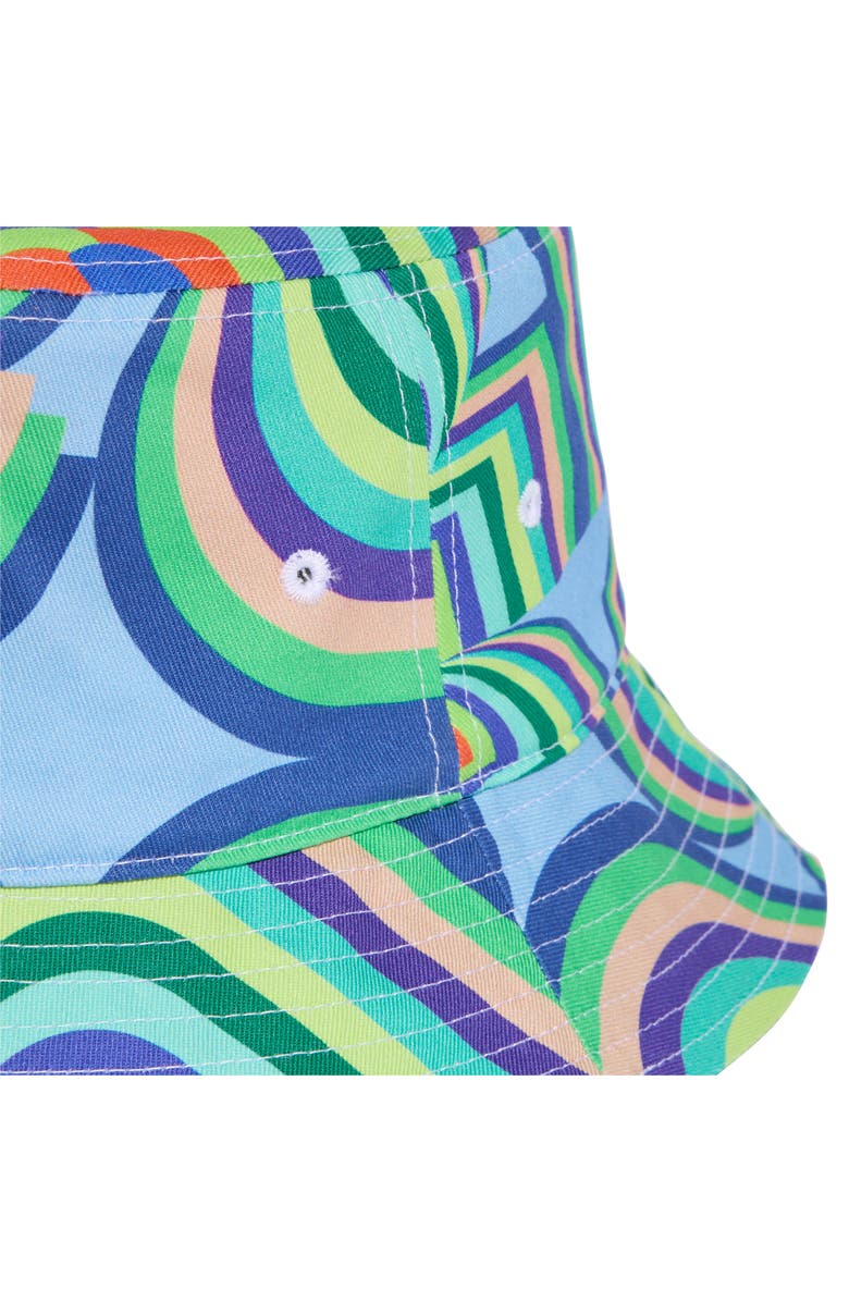 adidas FIFA World Cup 2026<sup>™</sup> Rainbow Abstract Stripe Bucket Hat, Alternate, color, 