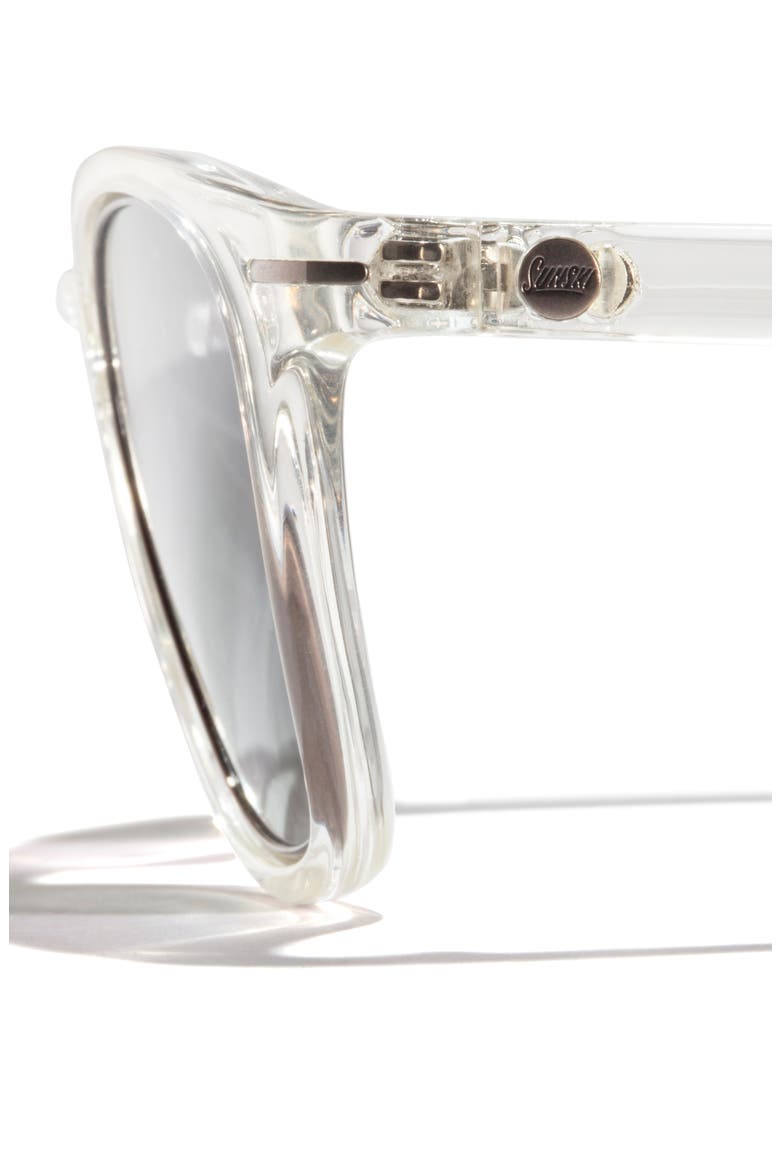 Andiamo 50mm Polarized Sunglasses, Alternate, color, CLEAR FOREST