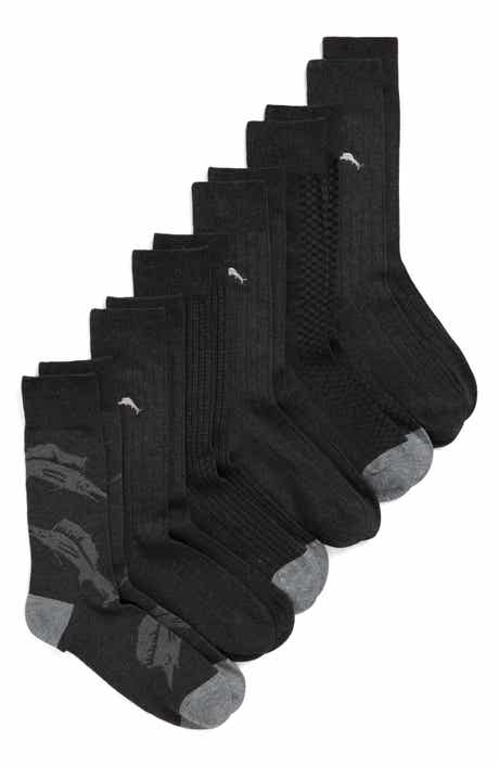 6-Pack Textured Crew Socks