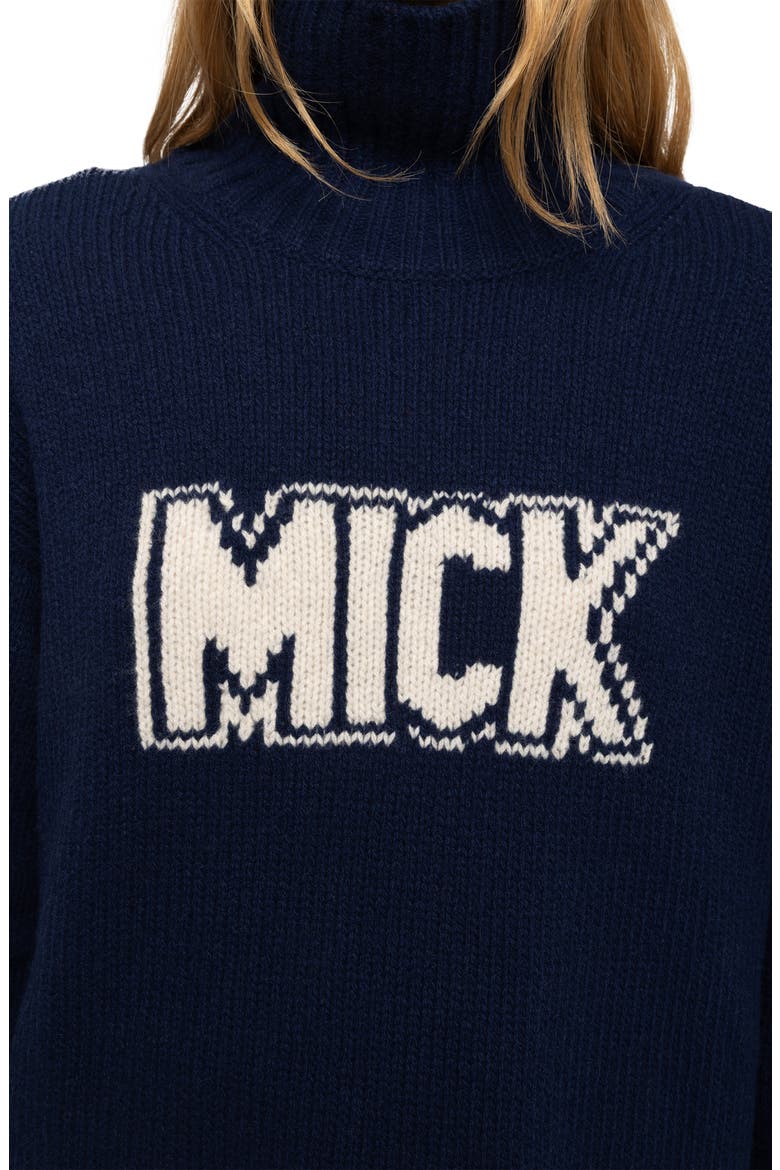 Solma Mick Turtleneck Wool Sweater, Alternate, color, MARINE
