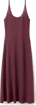 MANGO Linen Blend Midi Dress