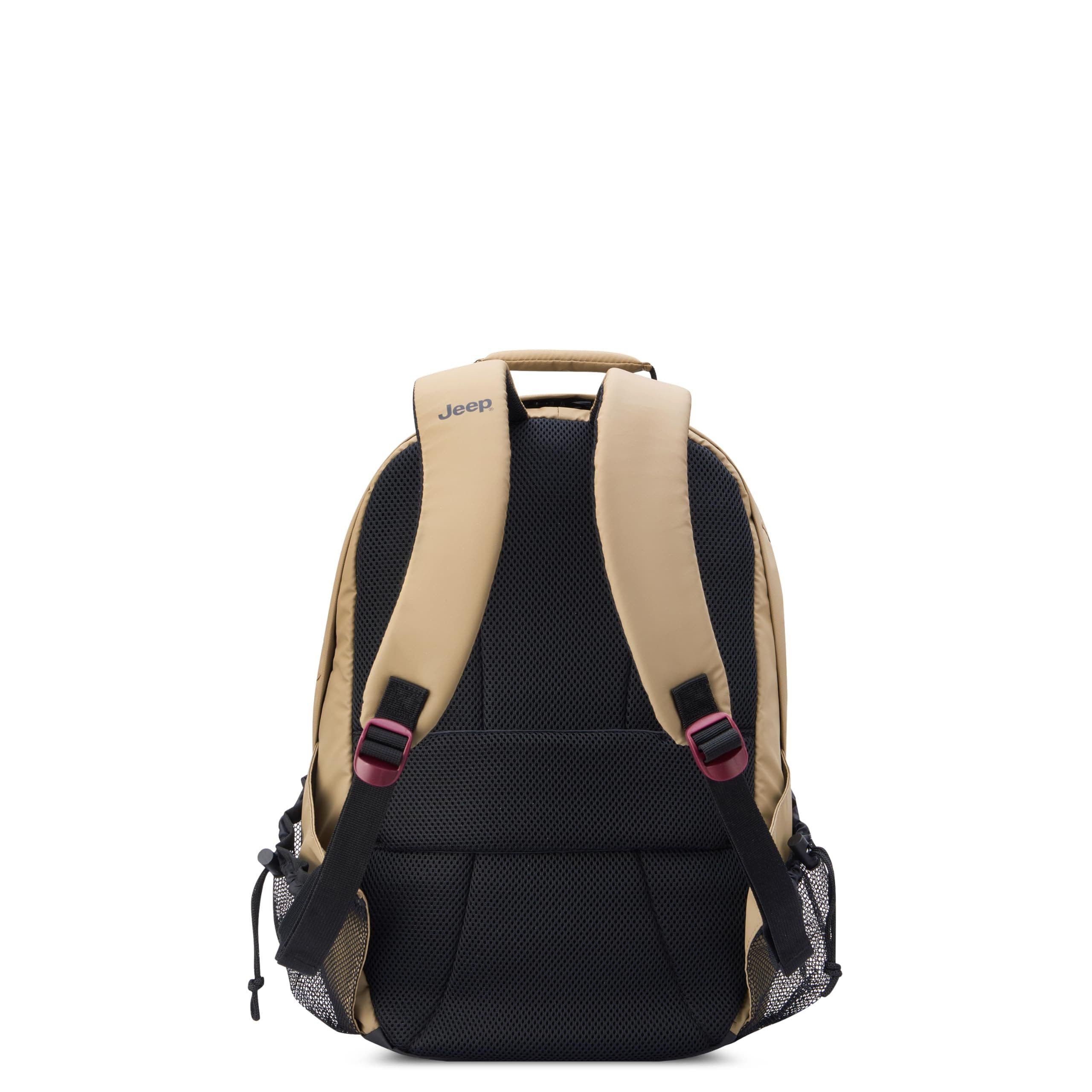 JEEP JS011B 15.6" Laptop Laptop Travel Backpack, Alternate, color, Beige