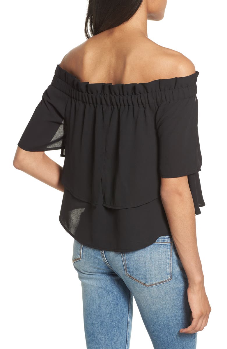 Leith Off the Shoulder Blouse, Alternate, color, 