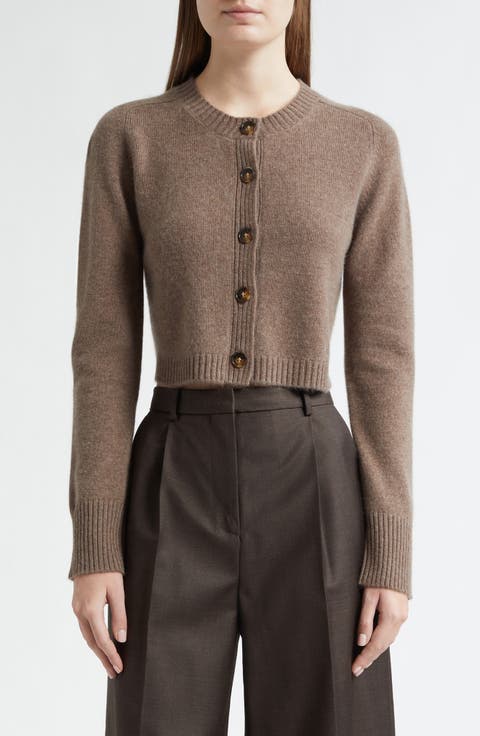 Zephir Crop Cashmere Cardigan