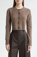 LOULOU DE SAISON Zephir Crop Cashmere Cardigan