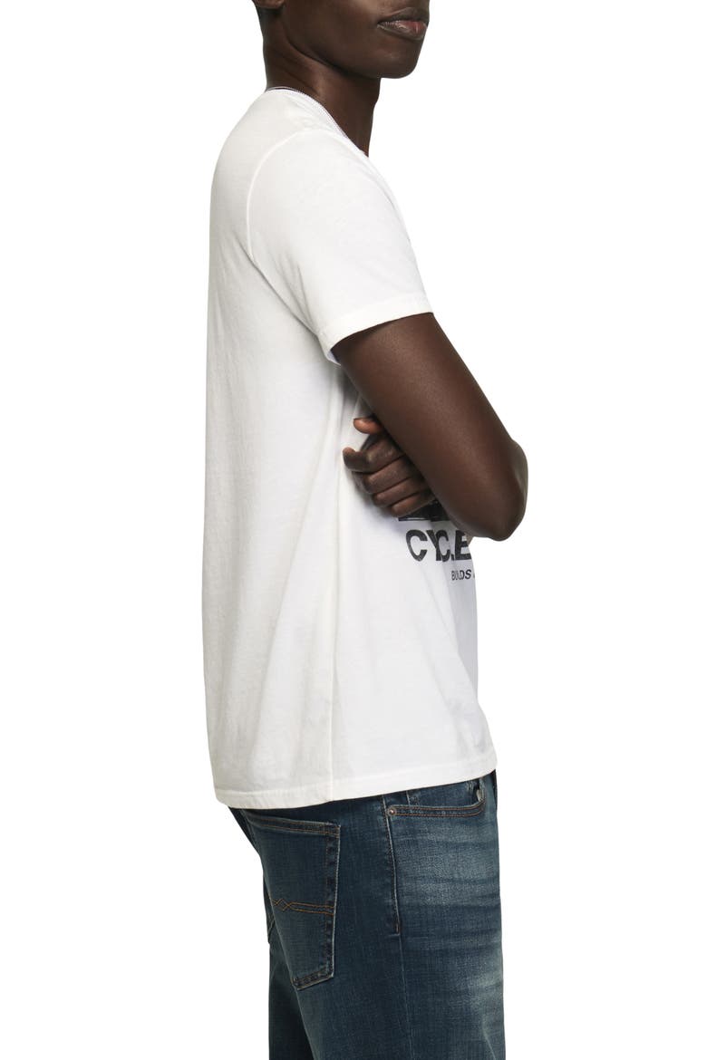 Cold Steel Cycleworks Graphic Tee, Alternate, color, BRIGHT WHITE