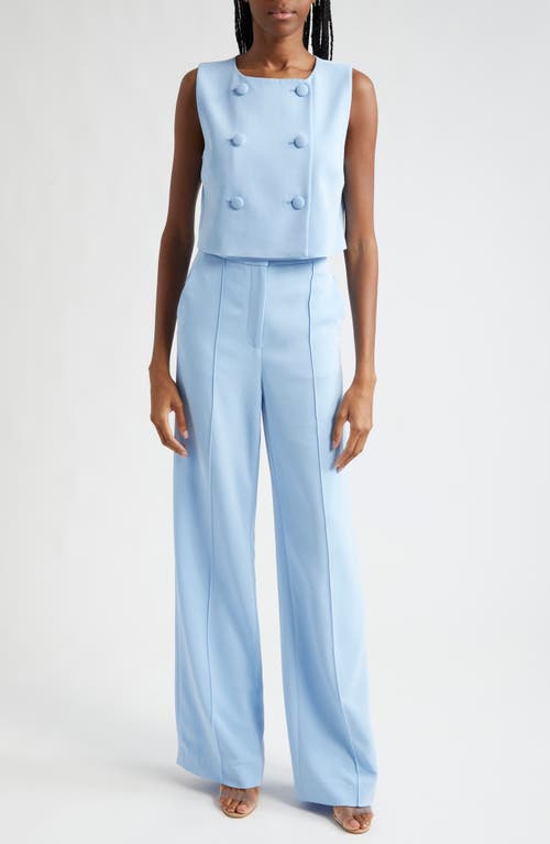 VERONICA BEARD VERONICA BEARD DREXLEY BOXY SLEEVELESS BUTTON-UP TOP 