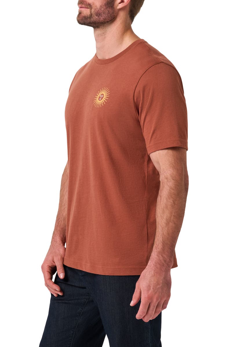 TravisMathew Sunbaker Cotton Graphic T-Shirt, Alternate, color, Maple