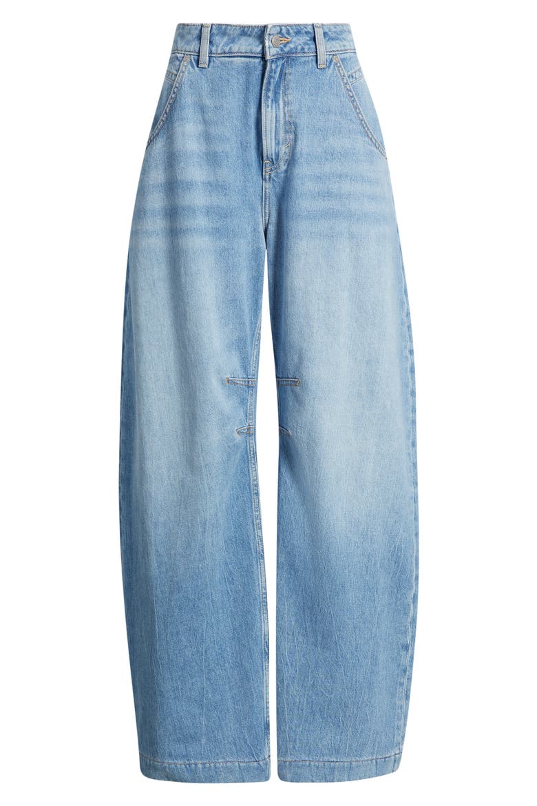 Slouchy Balloon Jeans, Alternate, color, LIGHT BLUE