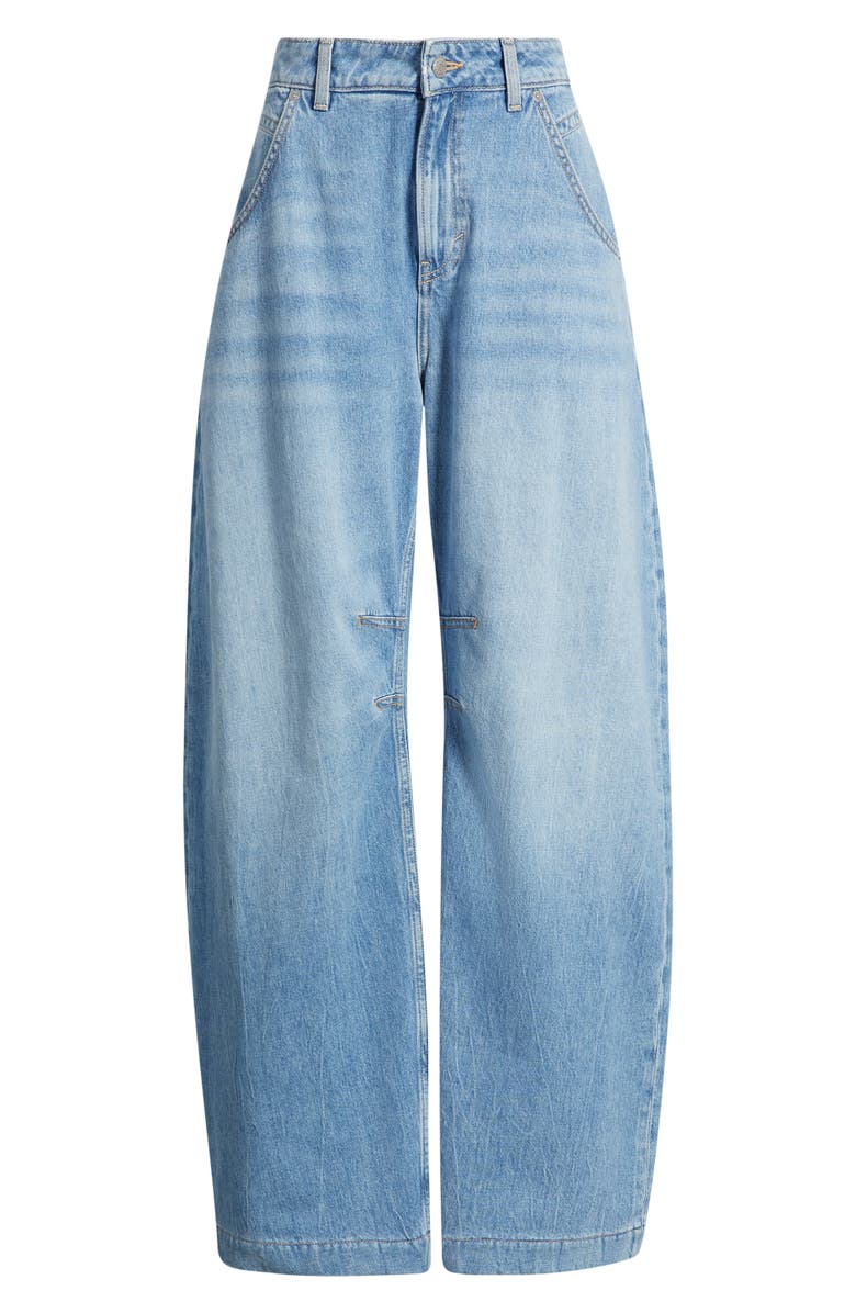 BOSS Orange Slouchy Balloon Jeans, Alternate, color, Light Blue