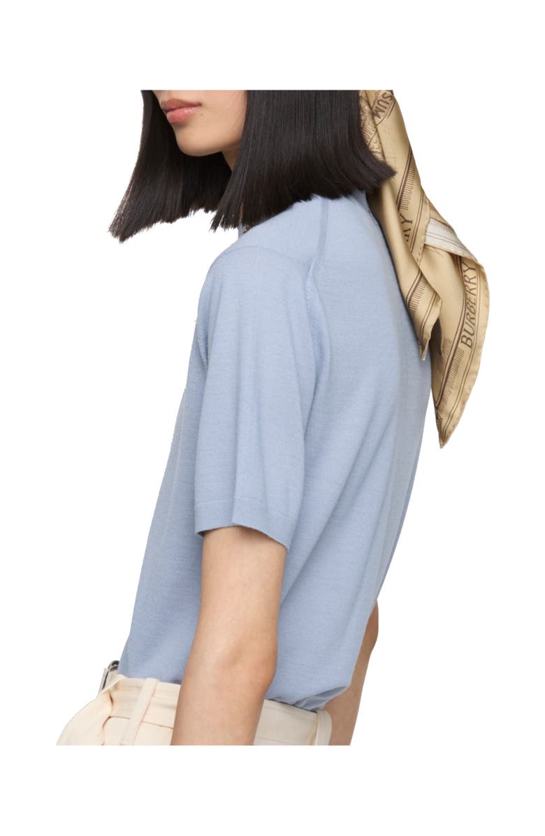 Burberry London Landmarks Silk Scarf, Alternate, color, Sand