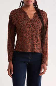 Relaxed Notch Neck T-Shirt