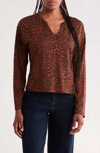 Relaxed Notch Neck T-Shirt