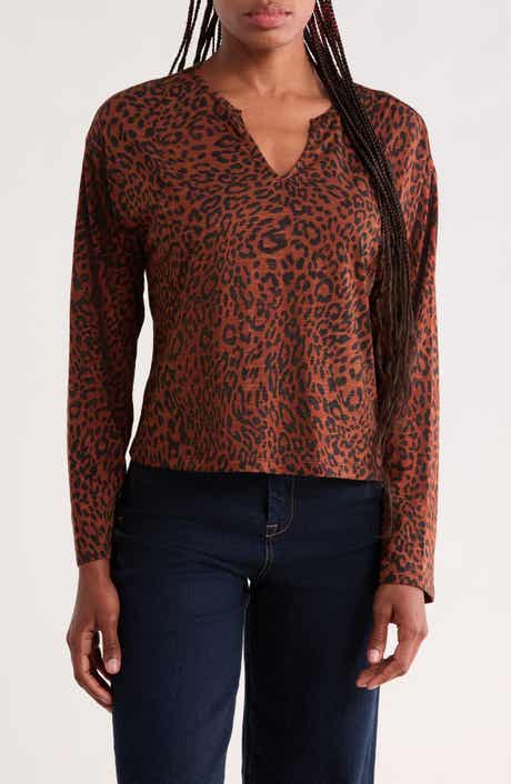 Relaxed Notch Neck T-Shirt