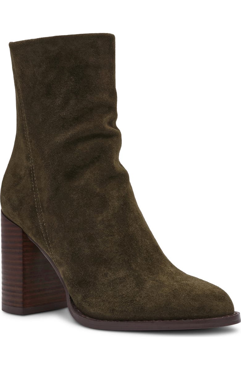 Steve Madden Obsession Bootie, Main, color, Olive Suede