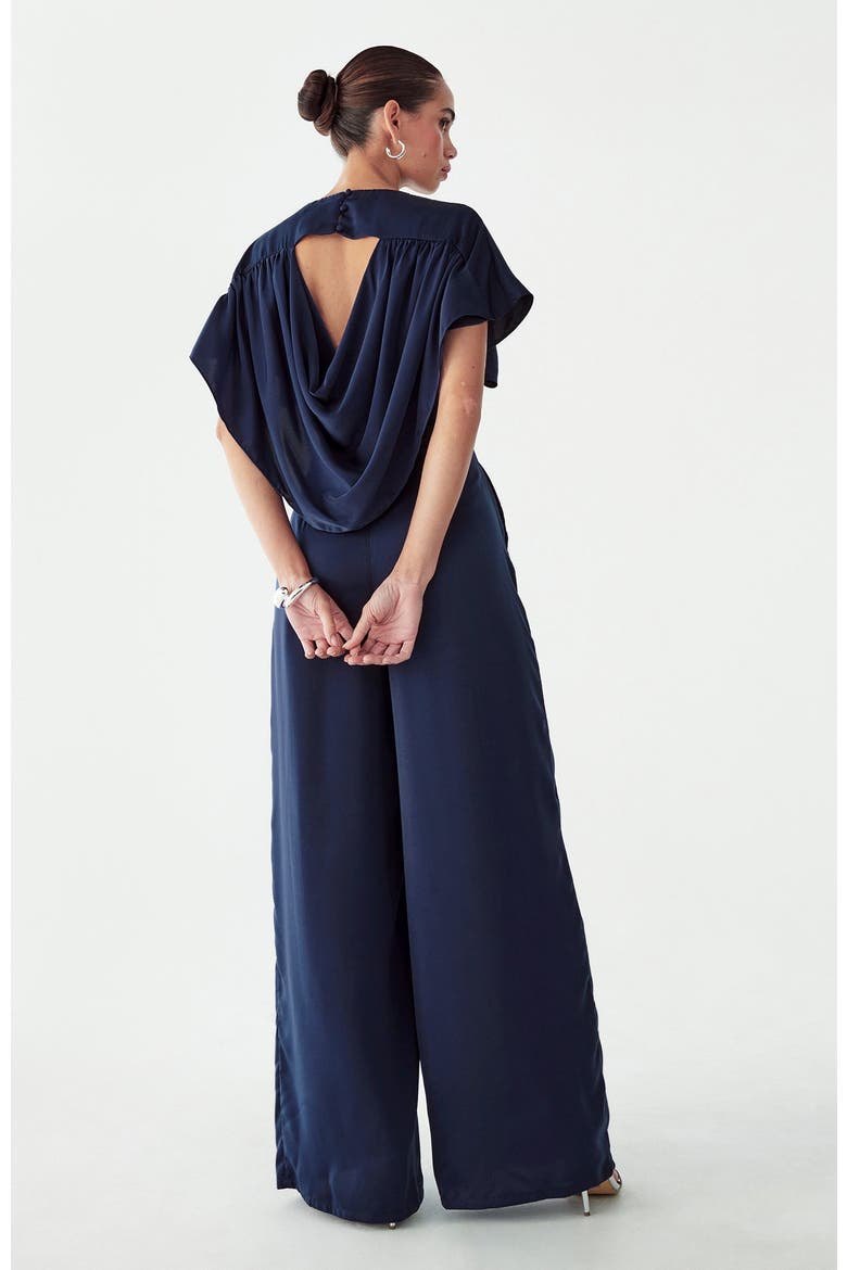 Lorella Jumpsuit, Alternate, color, Navy Blue
