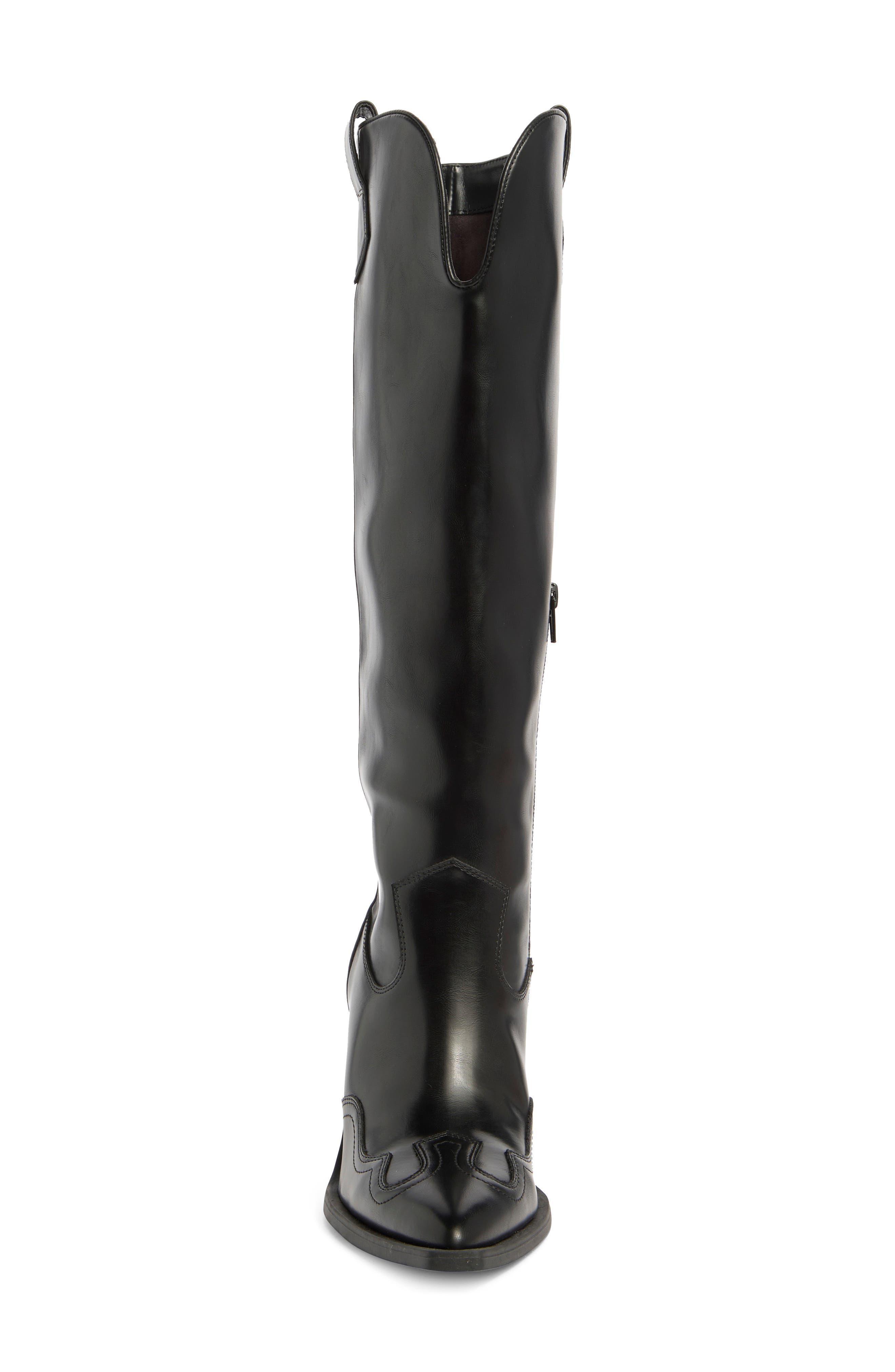 Abound Zahra Western Knee High Boot, Alternate, color, Black
