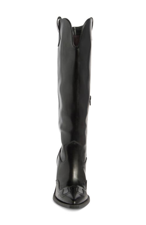 Abound Zahra Western Knee High Boot In Black