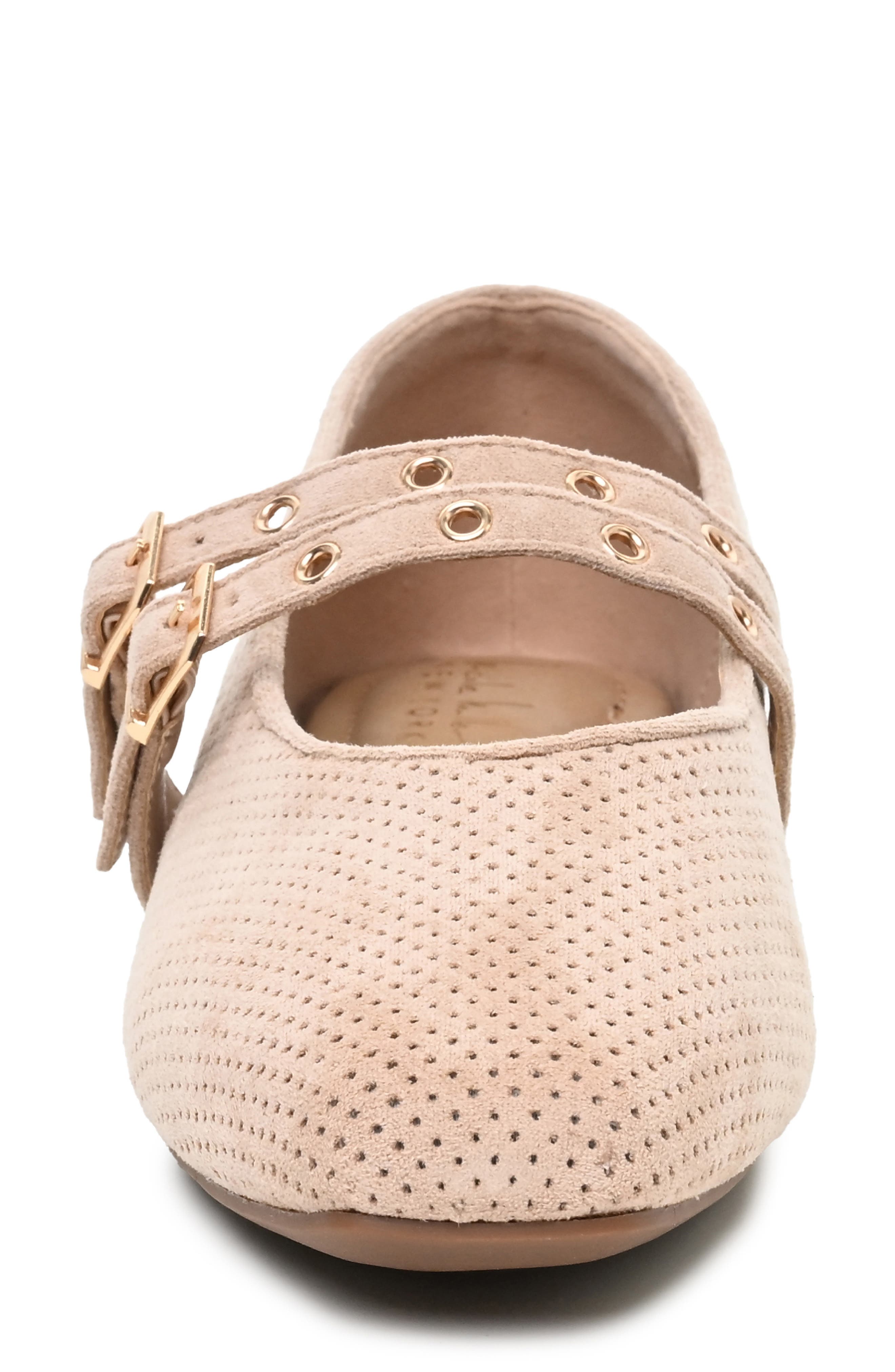 Mazz Mary Jane Flat, Alternate, color, BEIGE MICRO