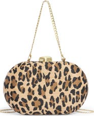 Olga Berg Giselle Woven Clutch