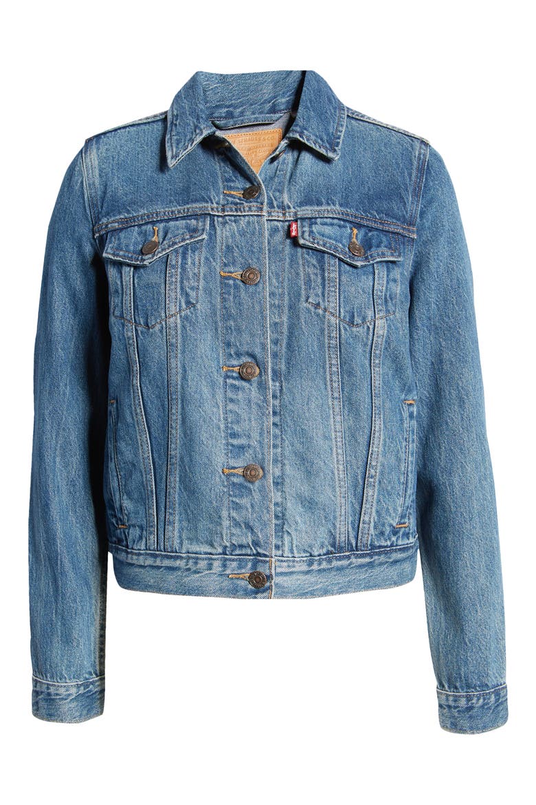 Original Trucker Jacket, Alternate, color, SOFT AS BUTTER DARK
