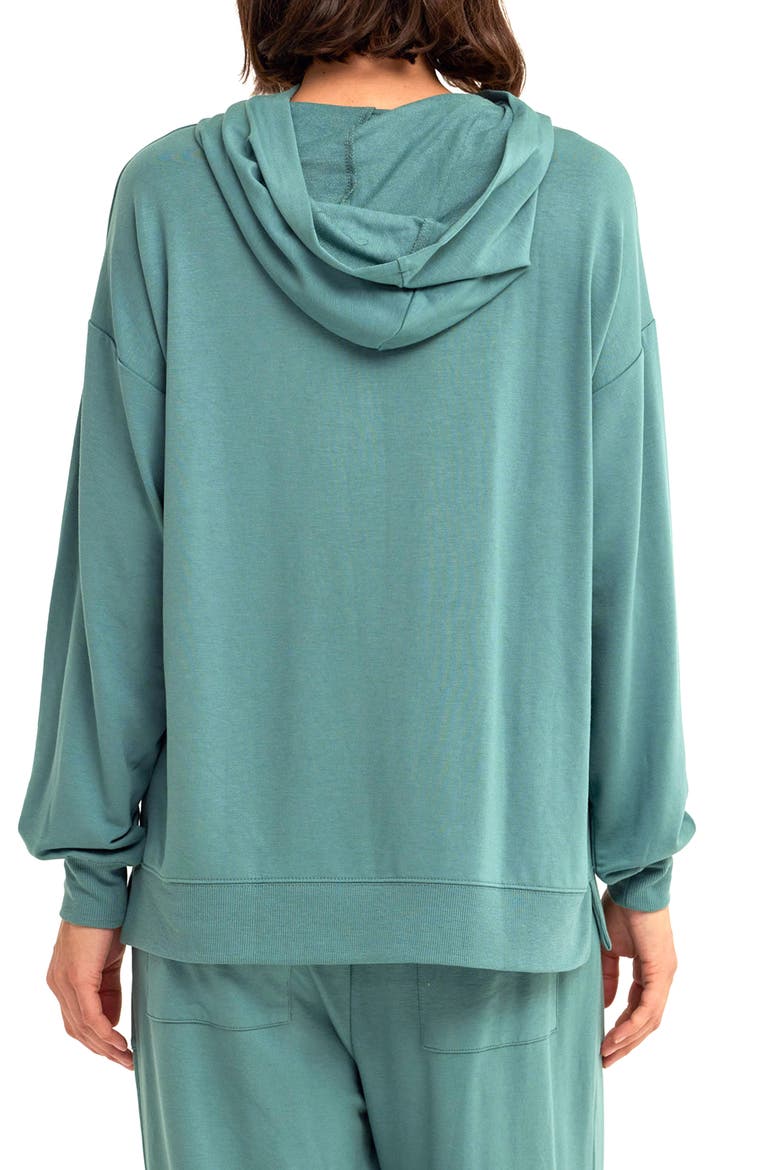 Sylvie Terry Pullover Hoodie, Alternate, color, SPEARMINT
