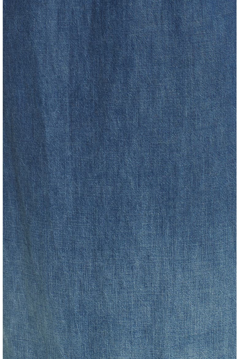 Denim Shirtdress, Alternate, color, LIGHT INDIGO