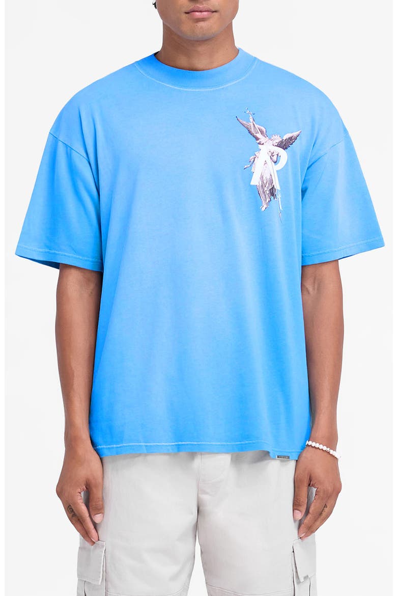 Archangel Cotton Graphic T-Shirt, Main, color, ELECTRIC BLUE