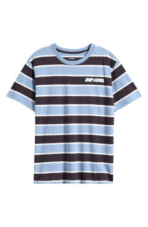 Kids' Eternal Shred Stripe Cotton T-Shirt (Big Kid)