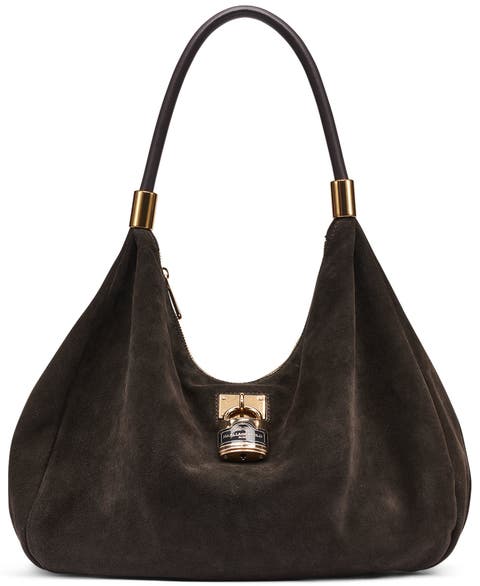 Maelynn Suede Hobo Bag