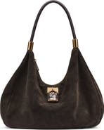 KARL LAGERFELD PARIS Maelynn Suede Hobo Bag
