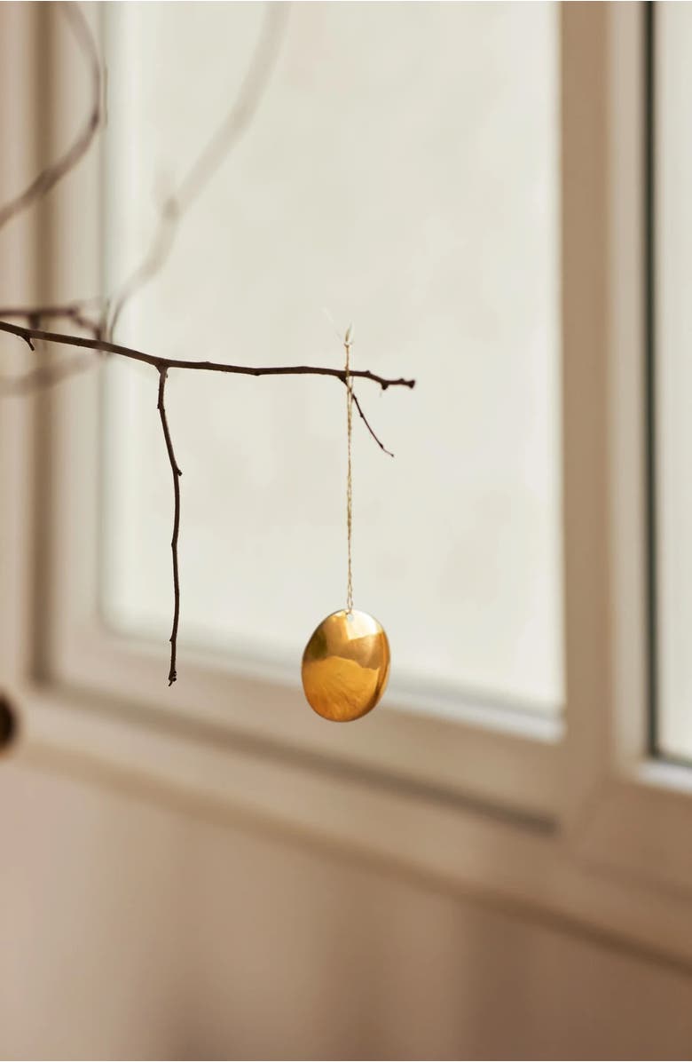 Fleck Abstract Ornaments - Set of 9, Alternate, color, Clear