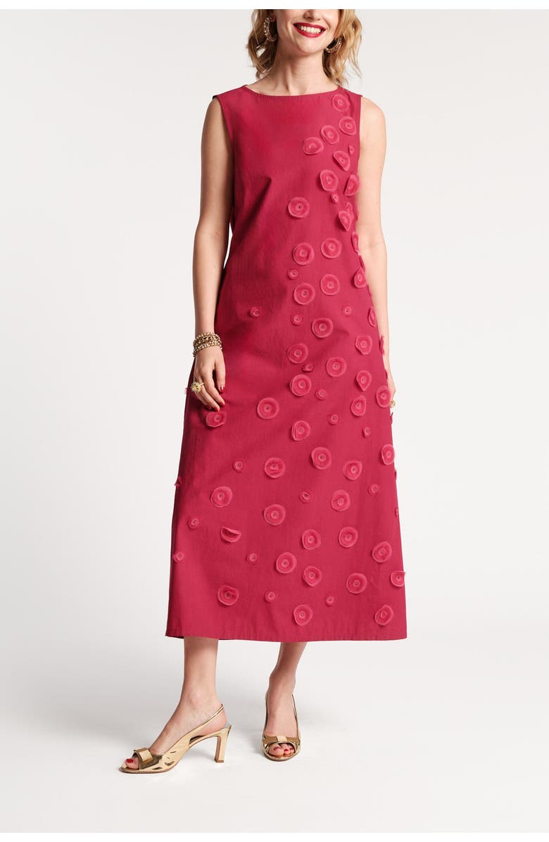 Frances Valentine Mirabelle Dress Botanical Garden Cotton Poplin, Main, color,