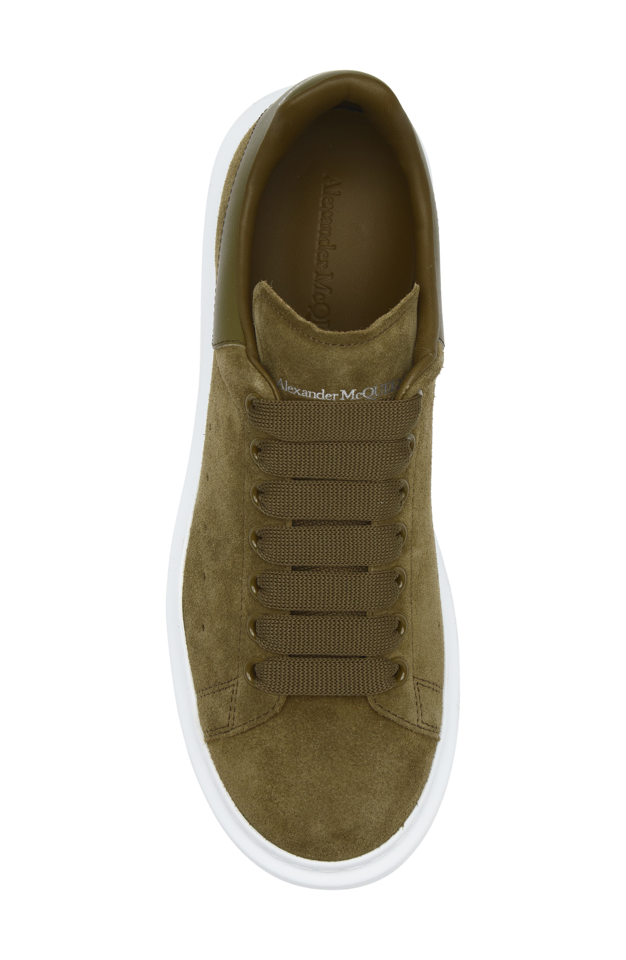 McQueen Oversize Sneaker, Alternate, color, Green