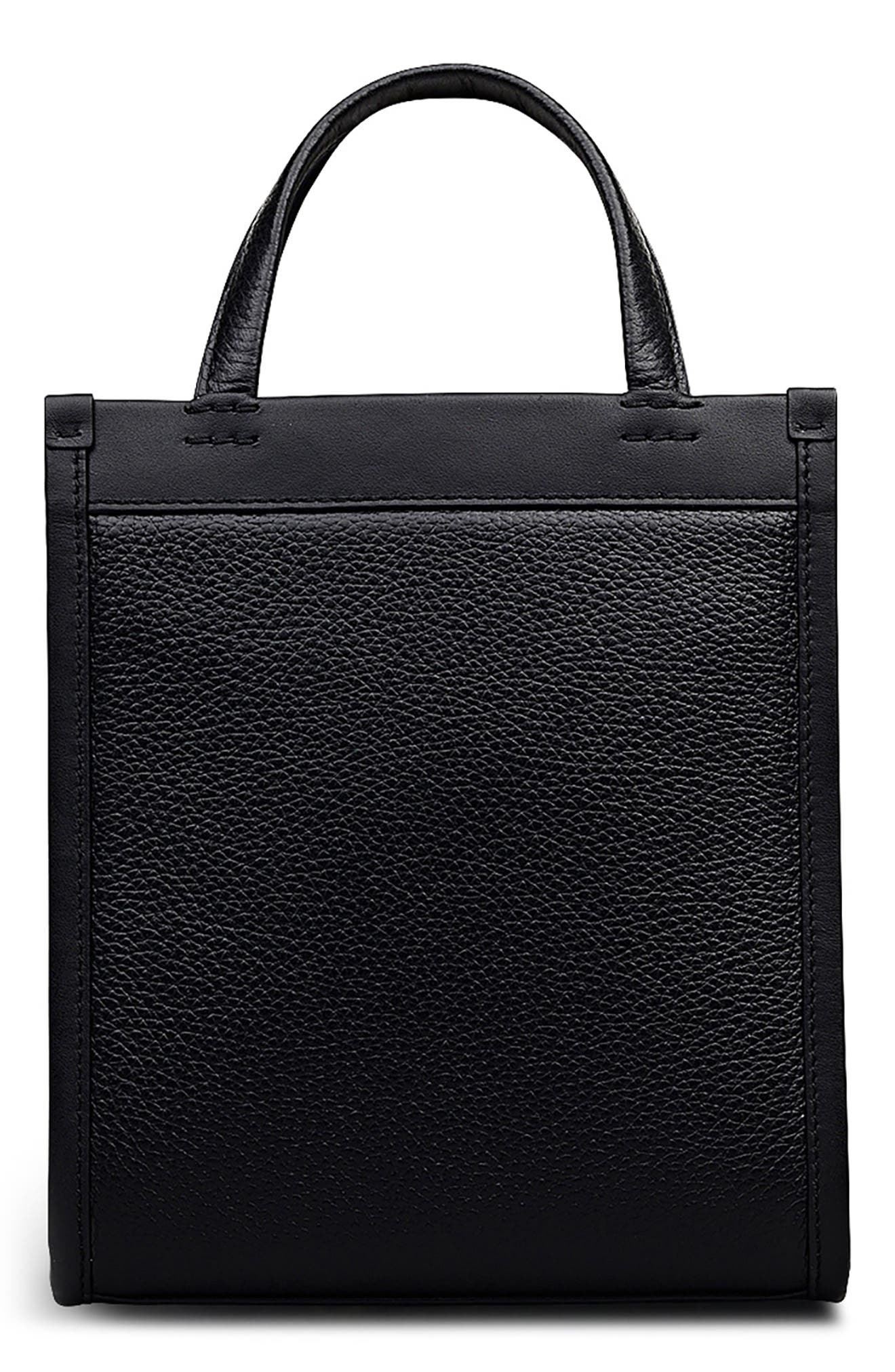 Alba Place Mini Zip Top Crossbody Bag, Alternate, color, BLACK