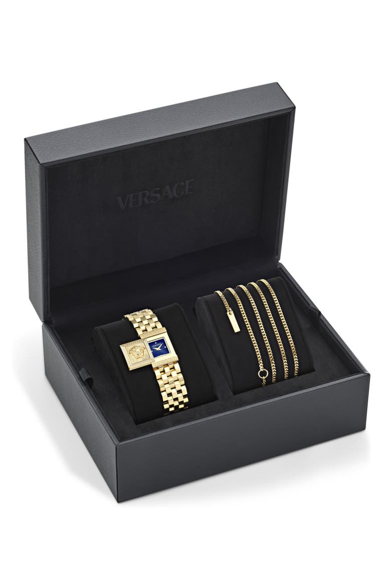 Reveal Precious Bracelet Watch, 33mm, Alternate, color, IP YELLOW GOLD