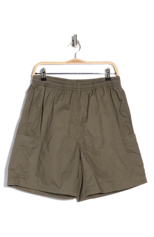 Obey Easy Nelson Cotton Cargo Shorts In Neutral