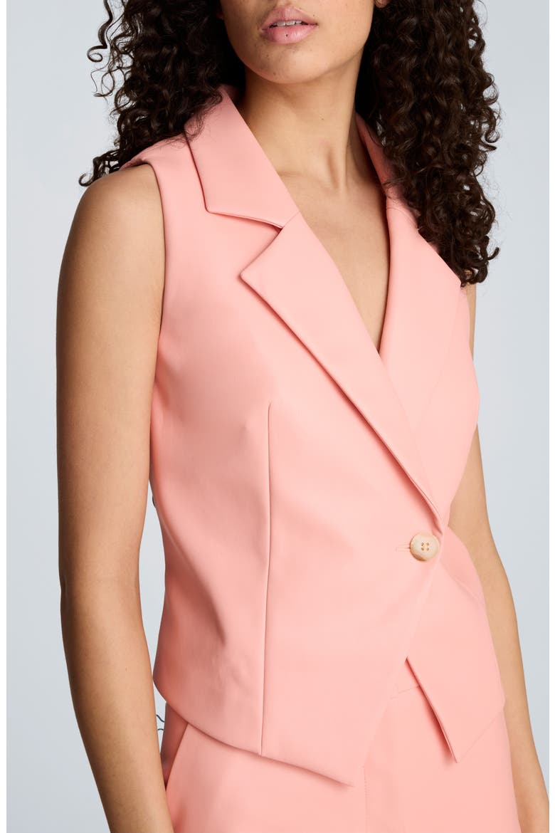 Faux Leather Vest, Alternate, color, SOFT PEACH