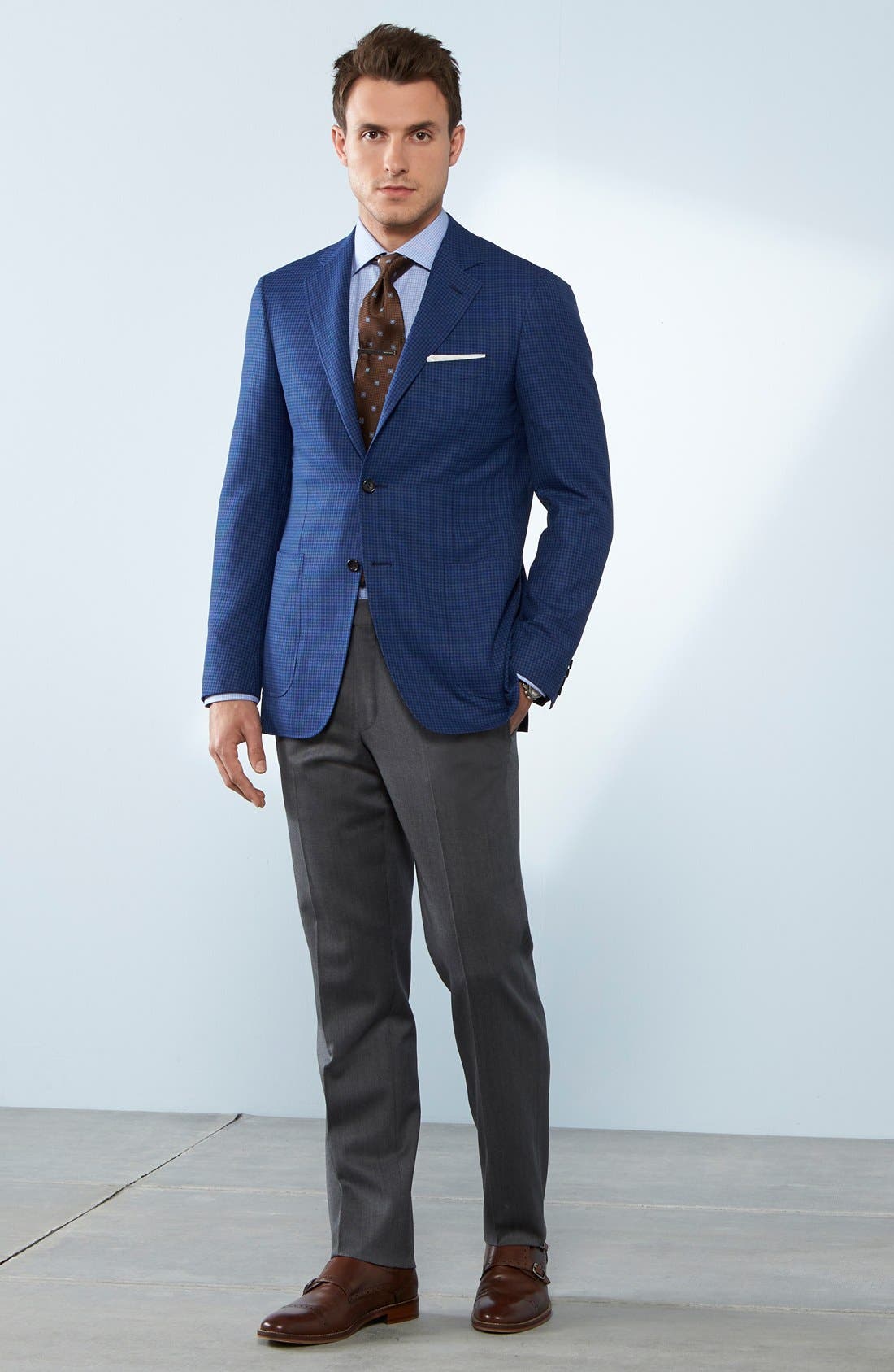 Johnston & Murphy Conard Double Monk Strap Slip-On, Alternate, color, 