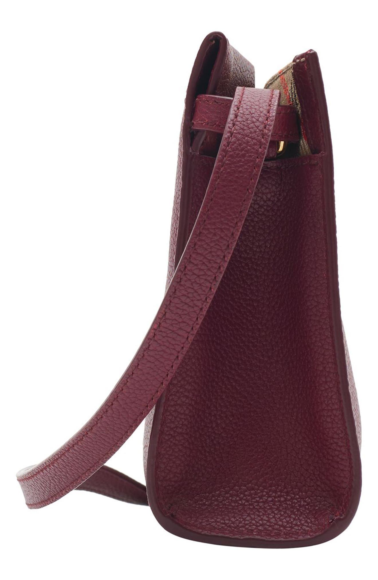 Burberry Cotswolds Pochette Leather Shoulder Bag, Alternate, color, 