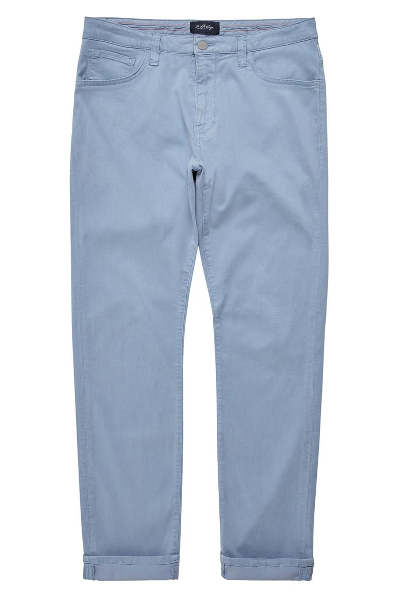 Cool Tapered Slim Fit Twill Pants, Alternate, color, SKY TWILL