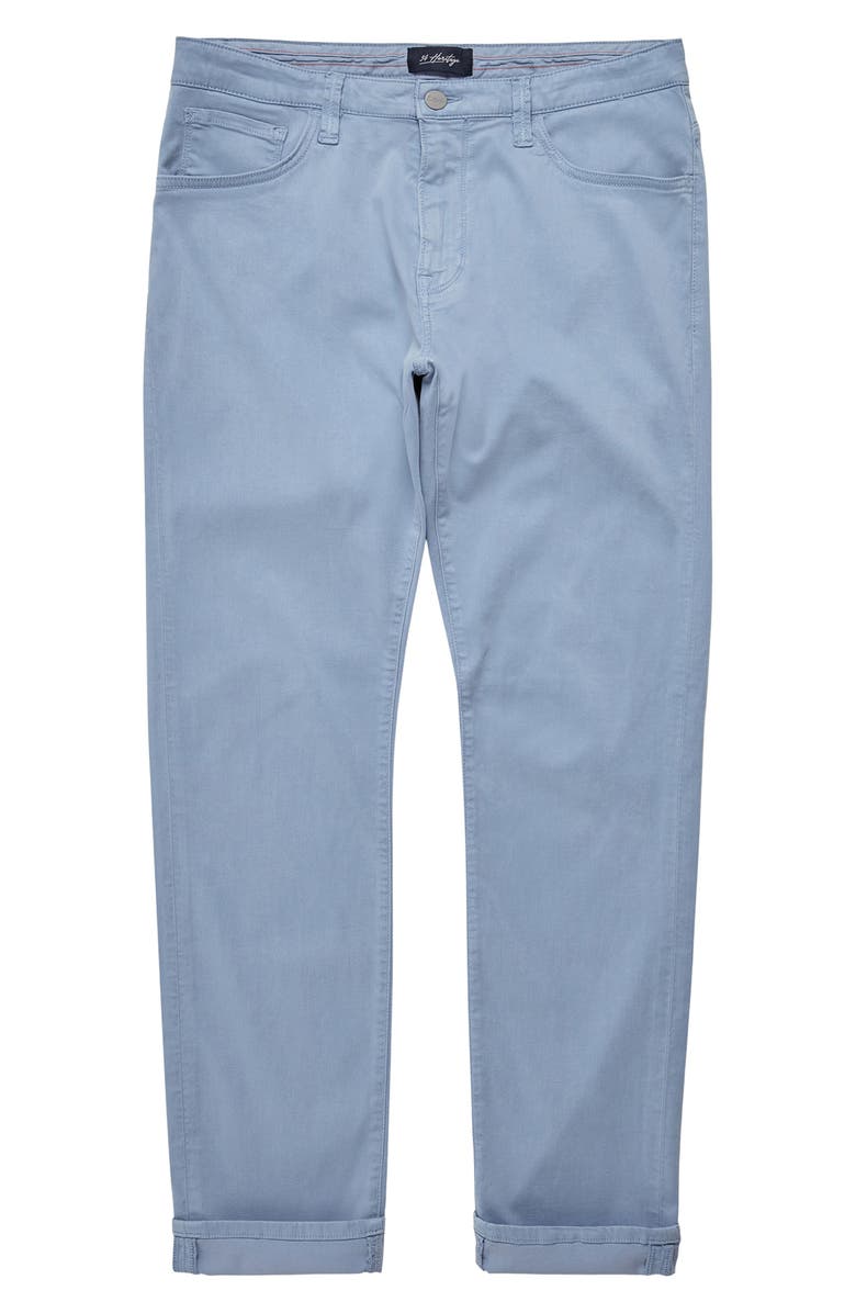 34 Heritage Cool Tapered Slim Fit Twill Pants, Alternate, color, Sky Twill