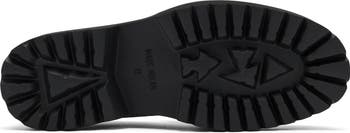 Ms. Adler Leather Lug Penny Loafers