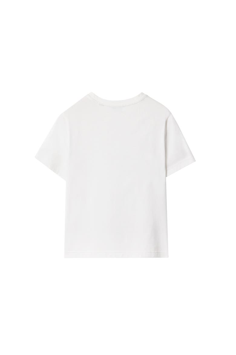 Puffer Bear Cotton T-shirt, Alternate, color, White